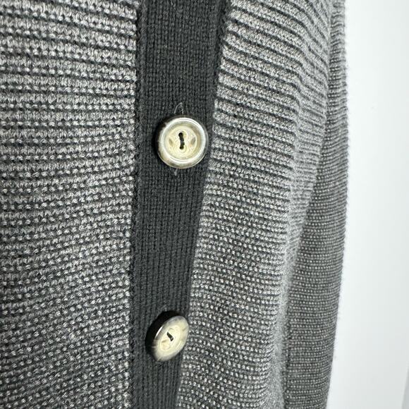 Club Monaco Merino Wool  Button Front Cardigan Heavy Knit Women's Large - Picture 7 of 12